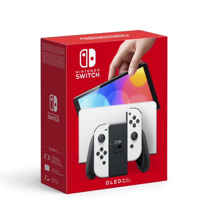 Nintendo Switch OLED Blanca con pantalla de 7 pulgadas y 64 GB