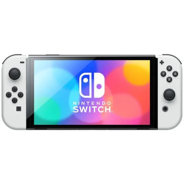 Nintendo Consola Nintendo Switch Modelo OLED Pantalla 7 Pulgadas Colores Intensos Joy-Con Blanco