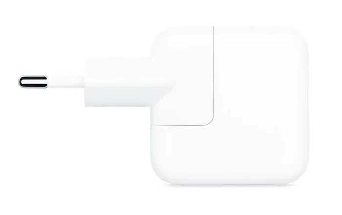 Apple MGN03ZM/A Adaptador de Corriente 12W USB, Cargador de Pared Blanco, Compatible con iPhone, iPad, Apple Watch