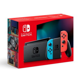 Nintendo Switch Consola - Modelo con Joy-Con Azul Neon y Rojo Neon, 32 GB, Pantalla Táctil 6.2", 3 Modos de Juego (TV, Portátil, Tabletop)