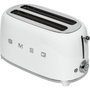 Smeg TSF02WHEU Tostadora de 4 rebanadas, Blanco