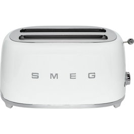 Smeg TSF02WHEU Tostadora de ranura larga, Blanco