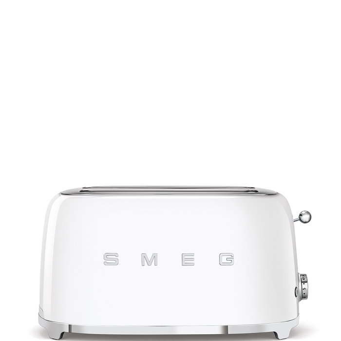 Smeg TSF02WHEU Tostadora de 4 rebanadas, Blanco Smeg TSF02WHEU Tostadora de 4 rebanadas, Blanco