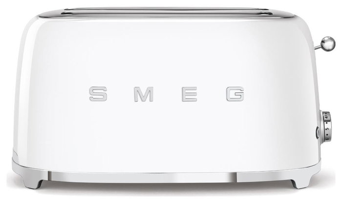 Smeg TSF02WHEU Tostadora de ranura larga, Blanco