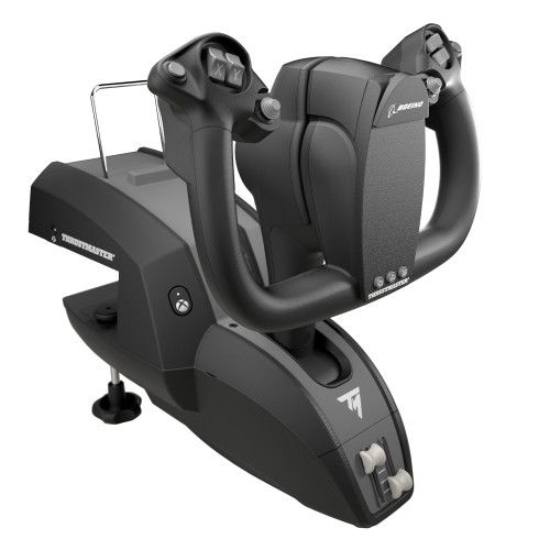 Thrustmaster 4460210 TCA Yoke Pack Boeing Edition, Controlador Yoke de Avión para PC, Negro