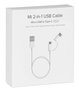 Xiaomi Cable 2 en 1 USB A a Micro USB y USB Tipo C 1m Blanco SJV4082TY