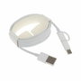 Xiaomi Cable Mi 2-in-1 USB A a Micro USB y USB Tipo C 100 cm Blanco