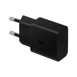 Samsung Adaptador de Carga Rápida EP-T1510XBEGEU 15W Negro con Cable USB-C