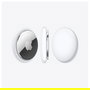 Apple AirTag - Localizador Bluetooth 4 Pack - Blanco - Resistente al Agua IP67 - Compatible con iOS - Batería CR2032 Incluida - (Pack de 4 Unidades)