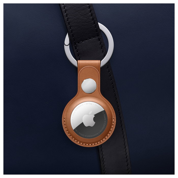 Apple AirTag - Localizador Bluetooth 4 Pack - Blanco - Resistente al Agua IP67 - Compatible con iOS - Batería CR2032 Incluida - (Pack de 4 Unidades)