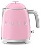 Smeg KLF05PKEU Mini Hervidor Eléctrico Rosa