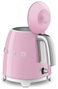 Smeg KLF05PKEU Mini Hervidor Eléctrico Rosa