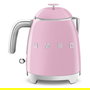 Smeg KLF05PKEU Tetera o Hervidor Eléctrico Pequeño Mini, Color Rosa