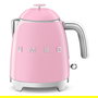 Smeg KLF05PKEU Tetera o Hervidor Eléctrico Pequeño Mini, Color Rosa