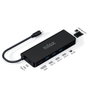 Nilox NXDSUSBC04 Dock Station 8 en 1 USB-C Negro