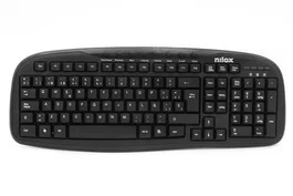 Nilox Teclado Multimedia USB Negro Español