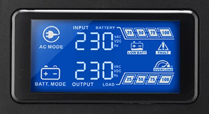 Nilox Premium Line Interactive Sinewave LCD SAI (UPS) - 3000VA / 2100W, Onda Sinusoidal, AVR, Pantalla LCD, 4 Salidas AC, para Ordenadores y Redes