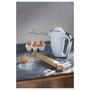 Smeg HMF01PBEU Batidora de Mano Retro 50s Azul Pastel, 250W, 9 Velocidades, Ganchos y Batidor, Aluminio y Acero Inoxidable