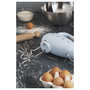 Smeg HMF01PBEU Batidora de Mano Retro 50s Azul Pastel, 250W, 9 Velocidades, Ganchos y Batidor, Aluminio y Acero Inoxidable