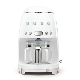 Smeg DCF02WHEU Cafetera de filtro 50's Style, Blanco