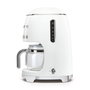 Smeg DCF02WHEU Cafetera de filtro 50's Style, Blanco