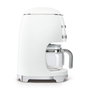 Smeg DCF02WHEU Cafetera de filtro 50's Style, Blanco