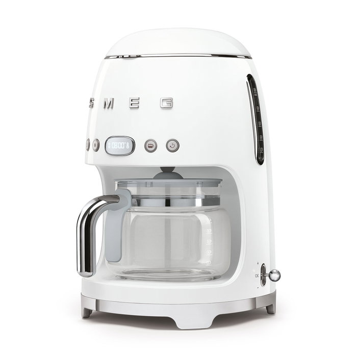 Smeg DCF02WHEU Cafetera de filtro 50's Style, Blanco Smeg DCF02WHEU Cafetera de filtro 50's Style, Blanco