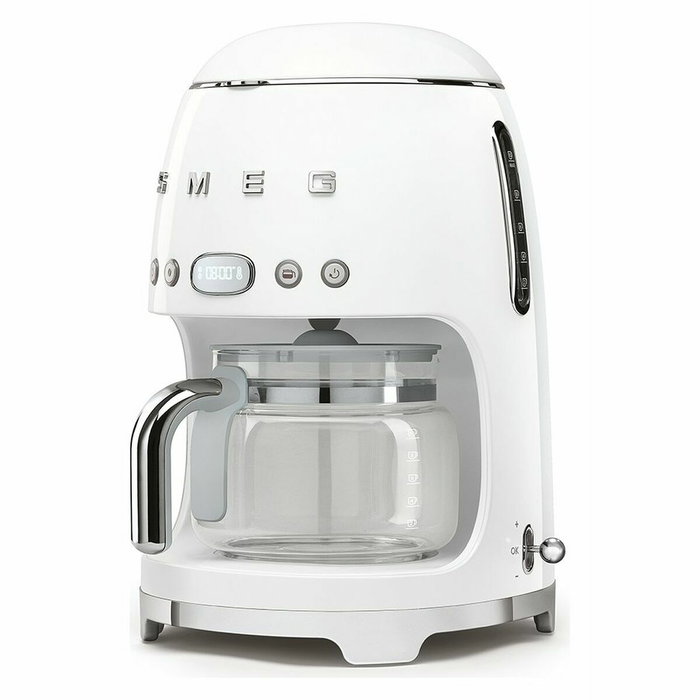 Smeg DCF02WHEU Cafetera de filtro 50's Style, Blanco Smeg DCF02WHEU Cafetera de filtro 50's Style, Blanco