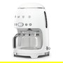Smeg Cafetera de Filtro Automática Estilo 50s DCF02WHEU, 1.4L, Ajuste de Intensidad, Manten Caliente, Programable, Blanco