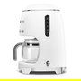 Smeg Cafetera de Filtro Automática Estilo 50s DCF02WHEU, 1.4L, Ajuste de Intensidad, Manten Caliente, Programable, Blanco