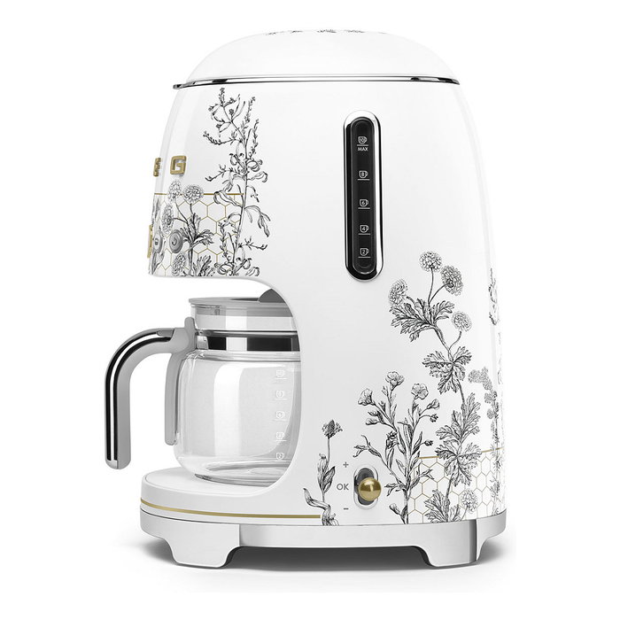 Smeg DCF02WHEU Cafetera de filtro 50's Style, Blanco Smeg DCF02WHEU Cafetera de filtro 50's Style, Blanco