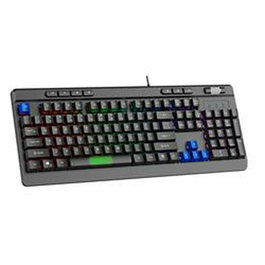 Sparco Teclado Inglés USB QWERTY para EE.UU. Color Negro - Modelo SPMEMKEYBOARD