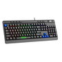 Sparco Teclado Inglés USB QWERTY para EE.UU. Color Negro - Modelo SPMEMKEYBOARD