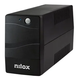 Nilox NXGCLI8001X5V2 SAI (UPS) Interactivo de Línea 800VA/560W con Estabilizador AVR, 2 Tomas de Salida AC, Protección para Ordenador y Periféricos
