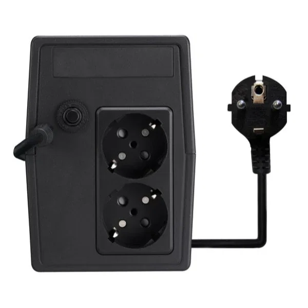 Nilox NXGCLI8001X5V2 SAI (UPS) Interactivo de Línea 800VA/560W con Estabilizador AVR, 2 Tomas de Salida AC, Protección para Ordenador y Periféricos