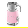 Smeg MFF11PKEU Espumador de Leche Automático, Rosa, Acero Inoxidable y Plástico, 250 ml, 8 Funciones, 500 W