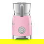 Smeg MFF11PKEU Espumador de Leche Automático, Rosa, Acero Inoxidable y Plástico, 250 ml, 8 Funciones, 500 W