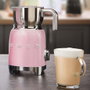 Smeg MFF11PKEU Espumador de Leche Estilo Años 50 Rosa