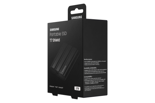 Samsung Portable T7 Shield 2 TB Negro