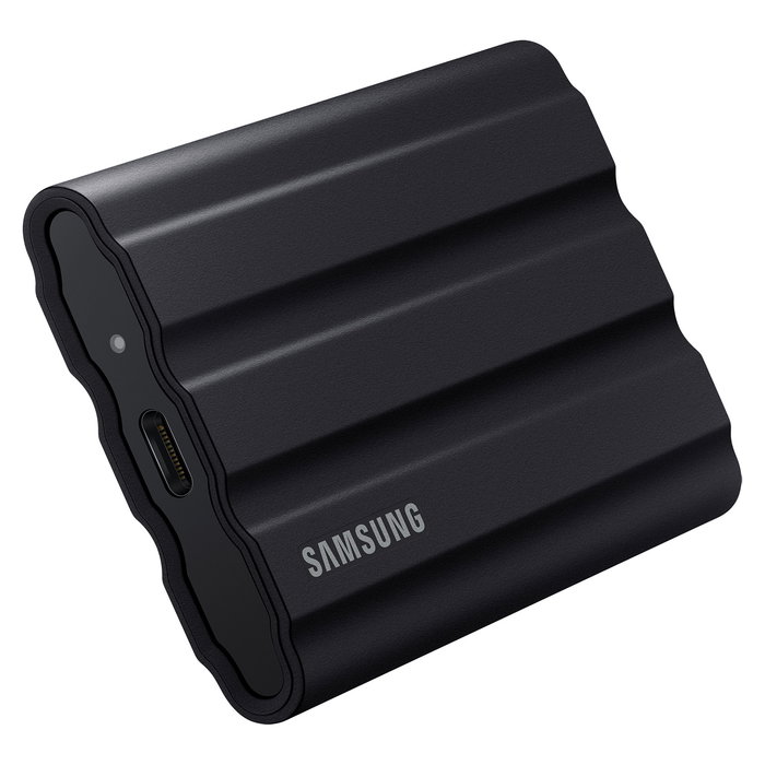 Samsung SSD Portátil T7 Shield MU-PE2T0S 2 TB USB-C 3.2 Gen 2 1050 MB/s Negro Resistente Agua y Polvo CE Samsung SSD Portátil T7 Shield MU-PE2T0S 2 TB USB-C 3.2 Gen 2 1050 MB/s Negro Resistente Agua y Polvo CE