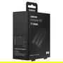 Samsung MU-PE2T0S Portable SSD T7 Shield 2TB USB 3.2 Gen 2, 1050 MB/s Lectura, 1000 MB/s Escritura, Resistente Agua y Polvo, Negro