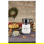Smeg MFF11WHEU Espumador de Leche Automático 50's Style Blanco, Acero Inoxidable, 250 ml de Espuma, 0.6 L, Funciones Caliente y Fría