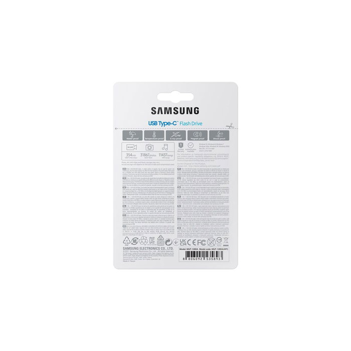 Samsung MUF-128DA Unidad Flash USB 128 GB USB Tipo C Azul Samsung MUF-128DA Unidad Flash USB 128 GB USB Tipo C Azul
