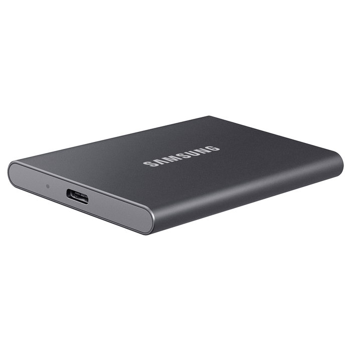 Samsung SSD T7 Portátil 1TB USB-C USB 3.2 Gen 2 Gris Titanio - Hasta 1050 MB/s, Cifrado 256-bit AES