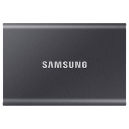 Samsung SSD T7 Portátil 1TB USB-C USB 3.2 Gen 2 Gris Titanio - Hasta 1050 MB/s, Cifrado 256-bit AES