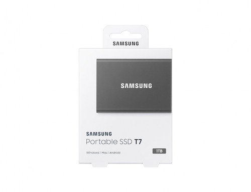 Samsung Portable SSD T7 1TB Gris Samsung Portable SSD T7 1TB Gris