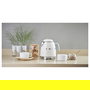 SMEG KLF05CREU Hervidor de Agua Eléctrico Mini, 0.8 Litros, 1400 W, Color Crema, Apagado Automático, Base Giratoria 360°, con Filtro e Indicador de Nivel