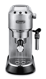 De'Longhi Máquina de Café Dedica EC685.M con Portafiltro, Color Plata, 15 Bares, 1.3L