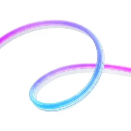 Xiaomi Tira LED Smart Lightstrip Pro Extension 1 Metro RGB, Control App, Micrófono, Juegos PC, Compatible Razer Chroma y ASUS Aura, 16M Colores, Wi-Fi/Bluetooth, Blanco BHR6476GL