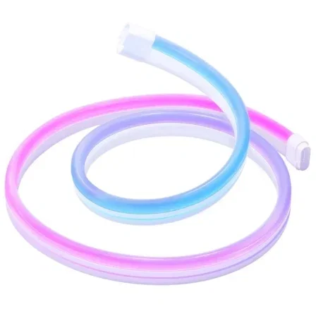 Xiaomi Tira LED Smart Lightstrip Pro Extension 1 Metro RGB, Control App, Micrófono, Juegos PC, Compatible Razer Chroma y ASUS Aura, 16M Colores, Wi-Fi/Bluetooth, Blanco BHR6476GL